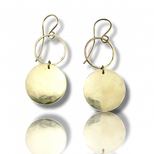 Sun Disc Earrings