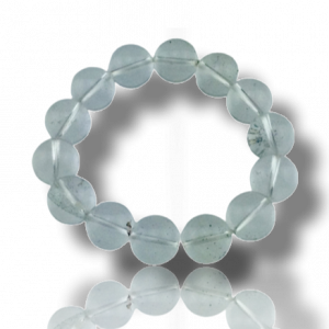 Quartz Crystal 14mm spheres Chakra Bracelet